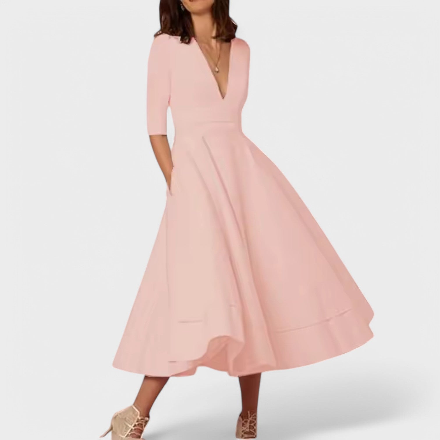 SOFIA – Rochie elegantă cu decolteu în V