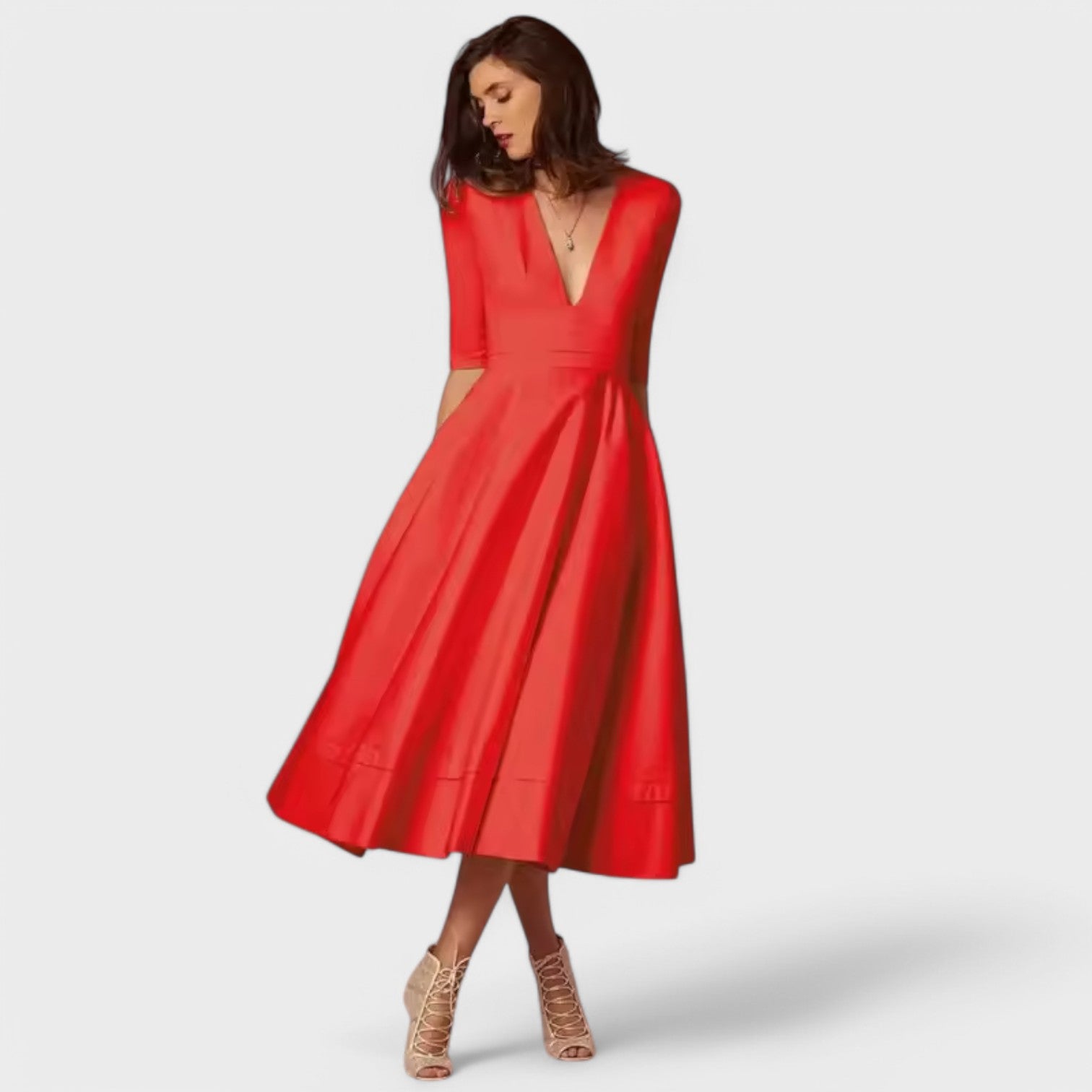 SOFIA – Rochie elegantă cu decolteu în V