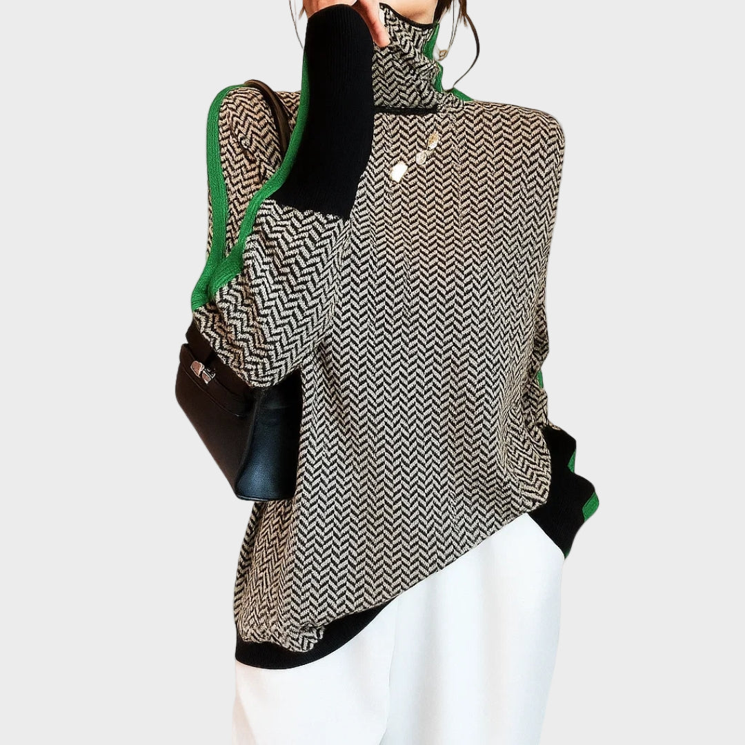 MARTINA – Pulover cu guler înalt