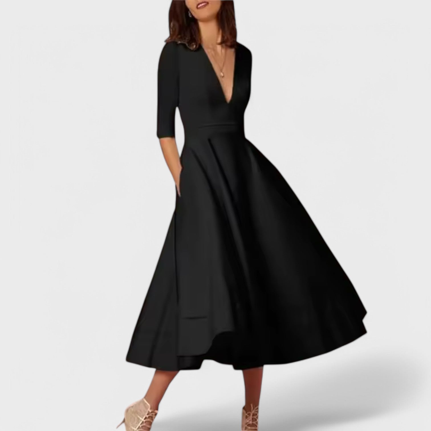 SOFIA – Rochie elegantă cu decolteu în V