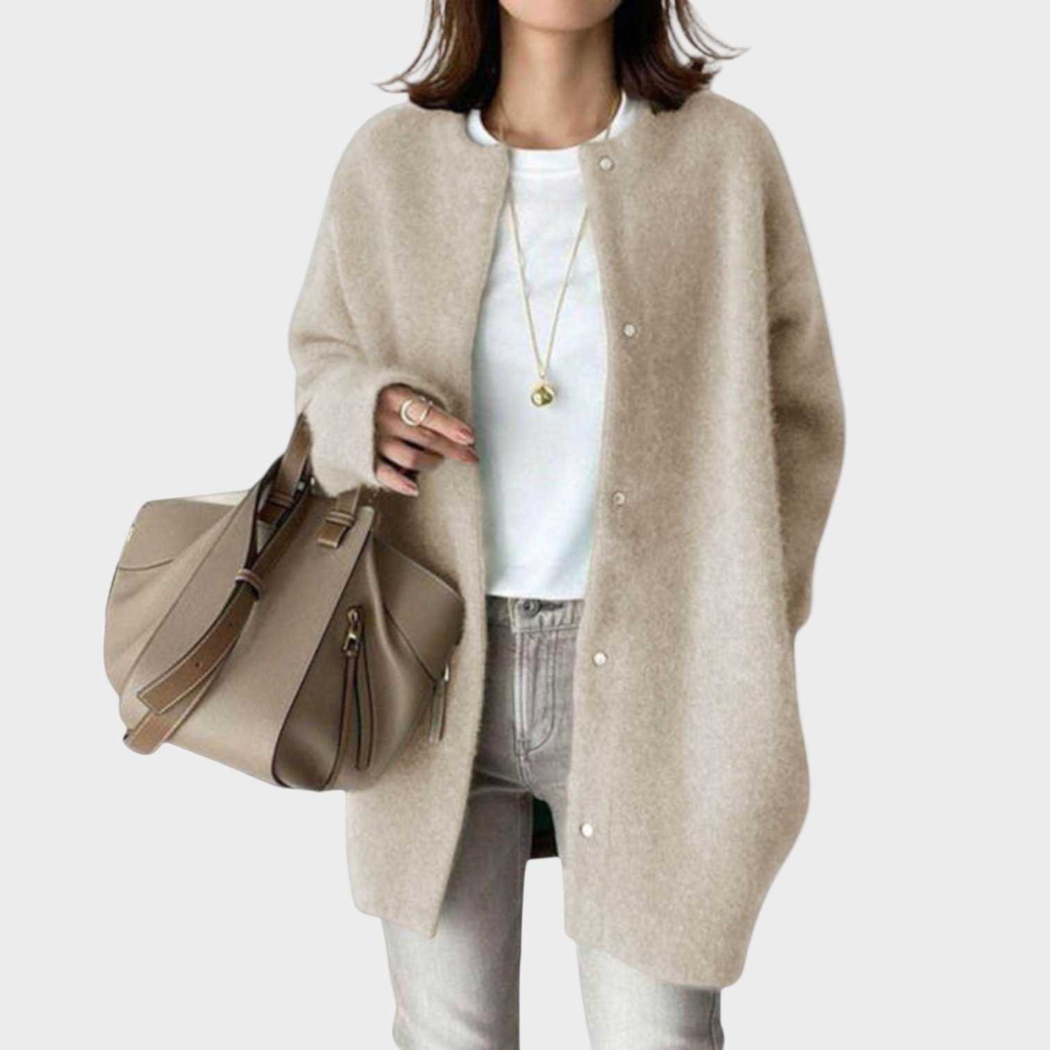 LOIS – Cardigan tricotat lung oversize