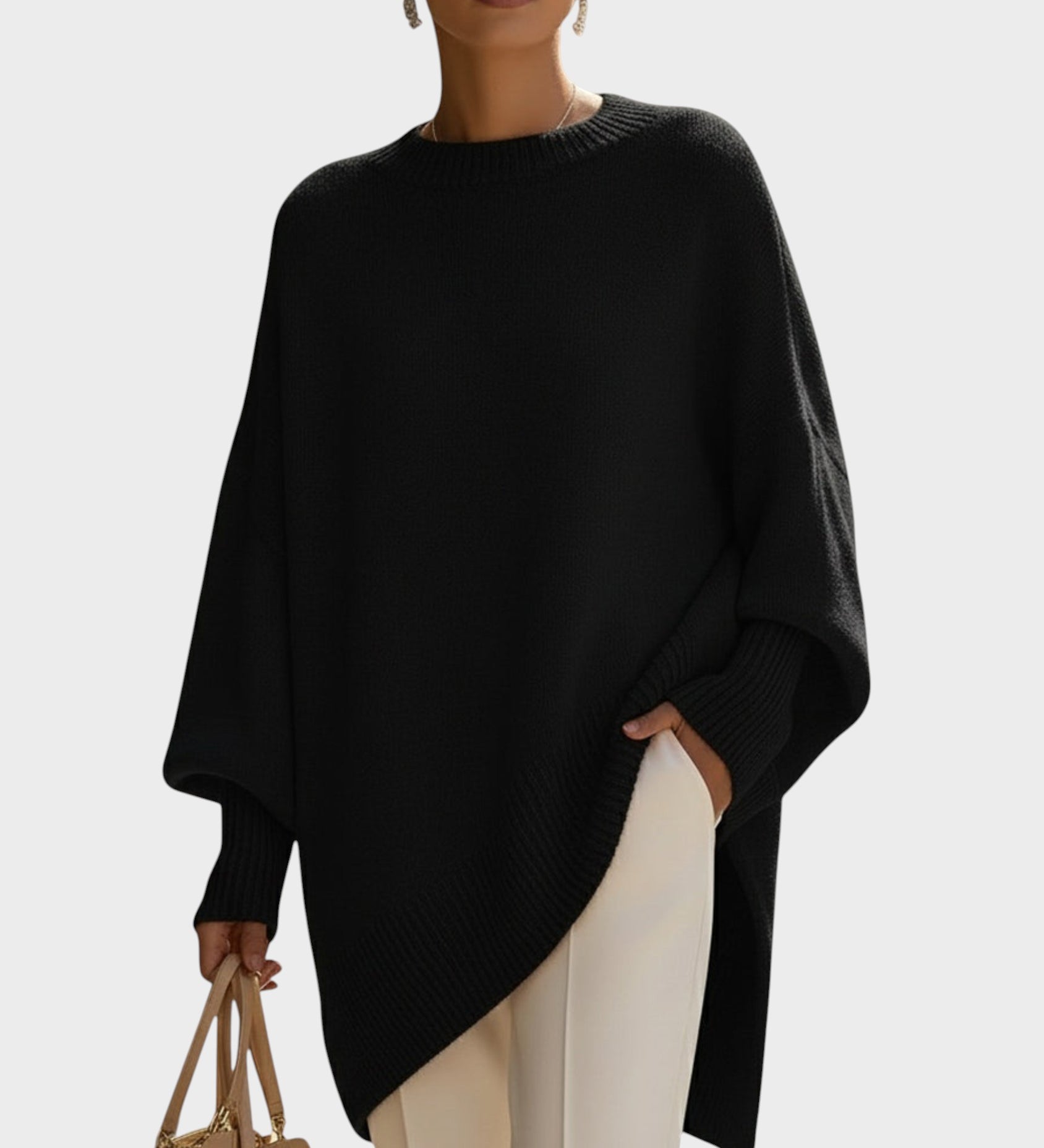 MANDA – Pulover oversize tricotat