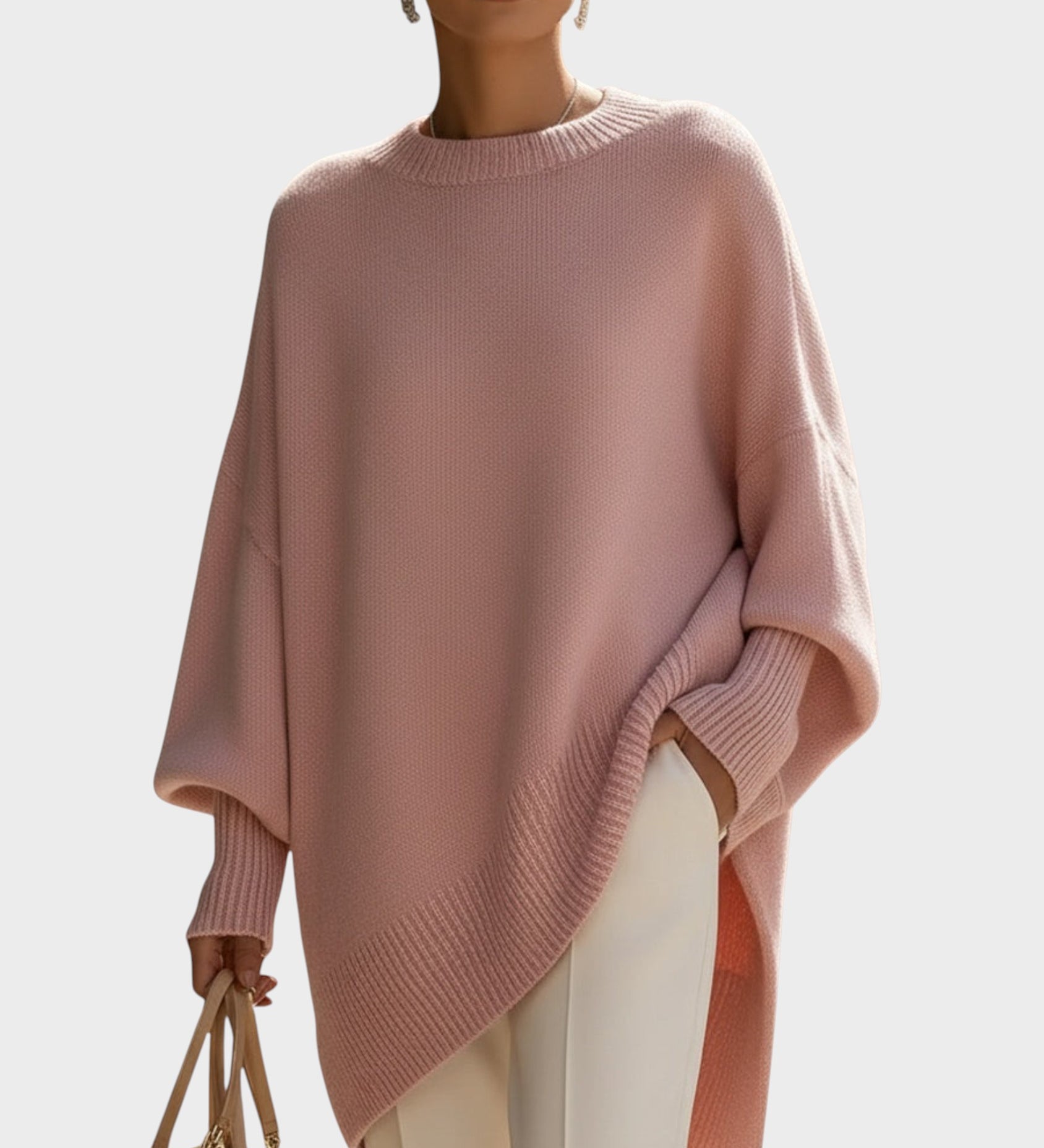 MANDA – Pulover oversize tricotat