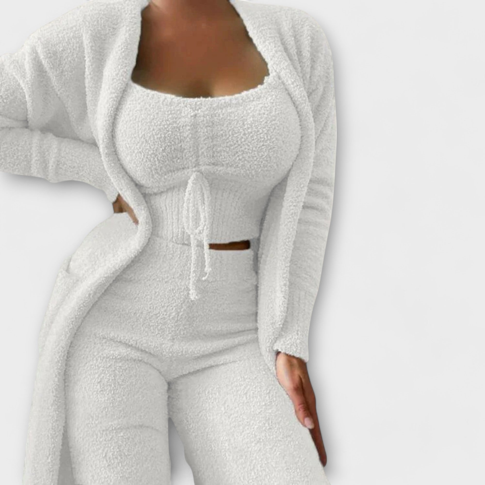 RAQUEL – Set de pijama elegant din 3 piese