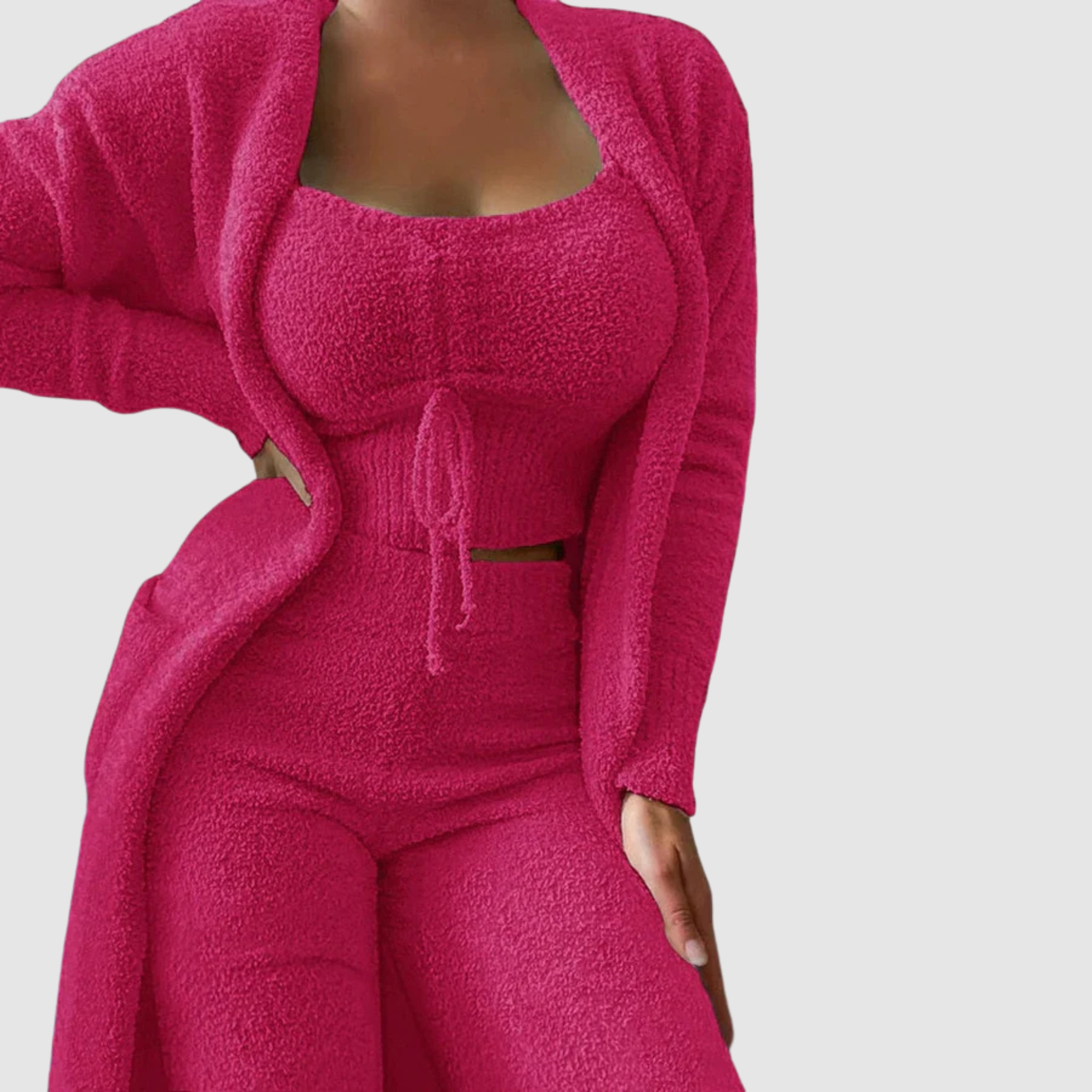 RAQUEL – Set de pijama elegant din 3 piese